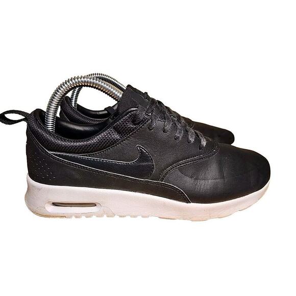 Nike Air Max Sneaker Thea Premium Running 616723 Black Casual Shoes women’s 8.5 - Picture 2 of 8